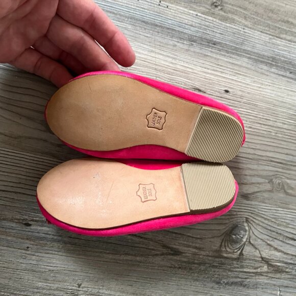 kate spade x baby Gap Hot Pink Satin Ballet Flats, Size 6 - Picture 5 of 6